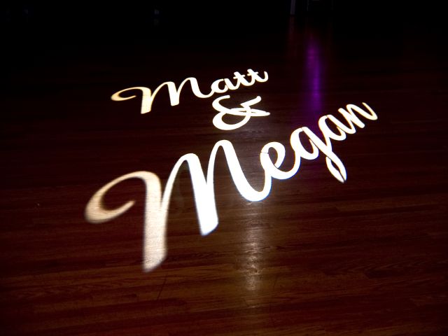 Name in Light Gobo Projection